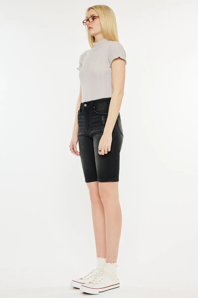 Syeda High Rise Bermuda Shorts