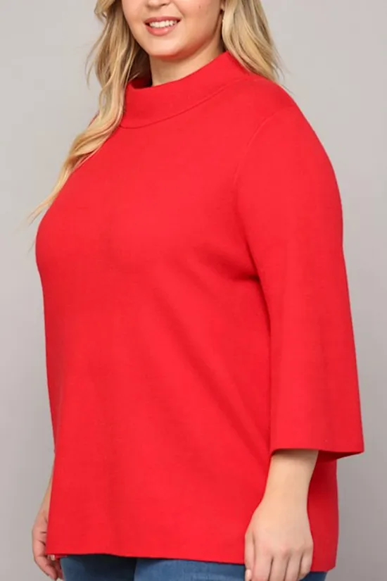 The Margaret Sweater in Red