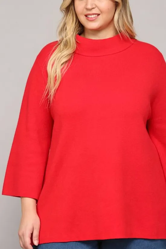 The Margaret Sweater in Red