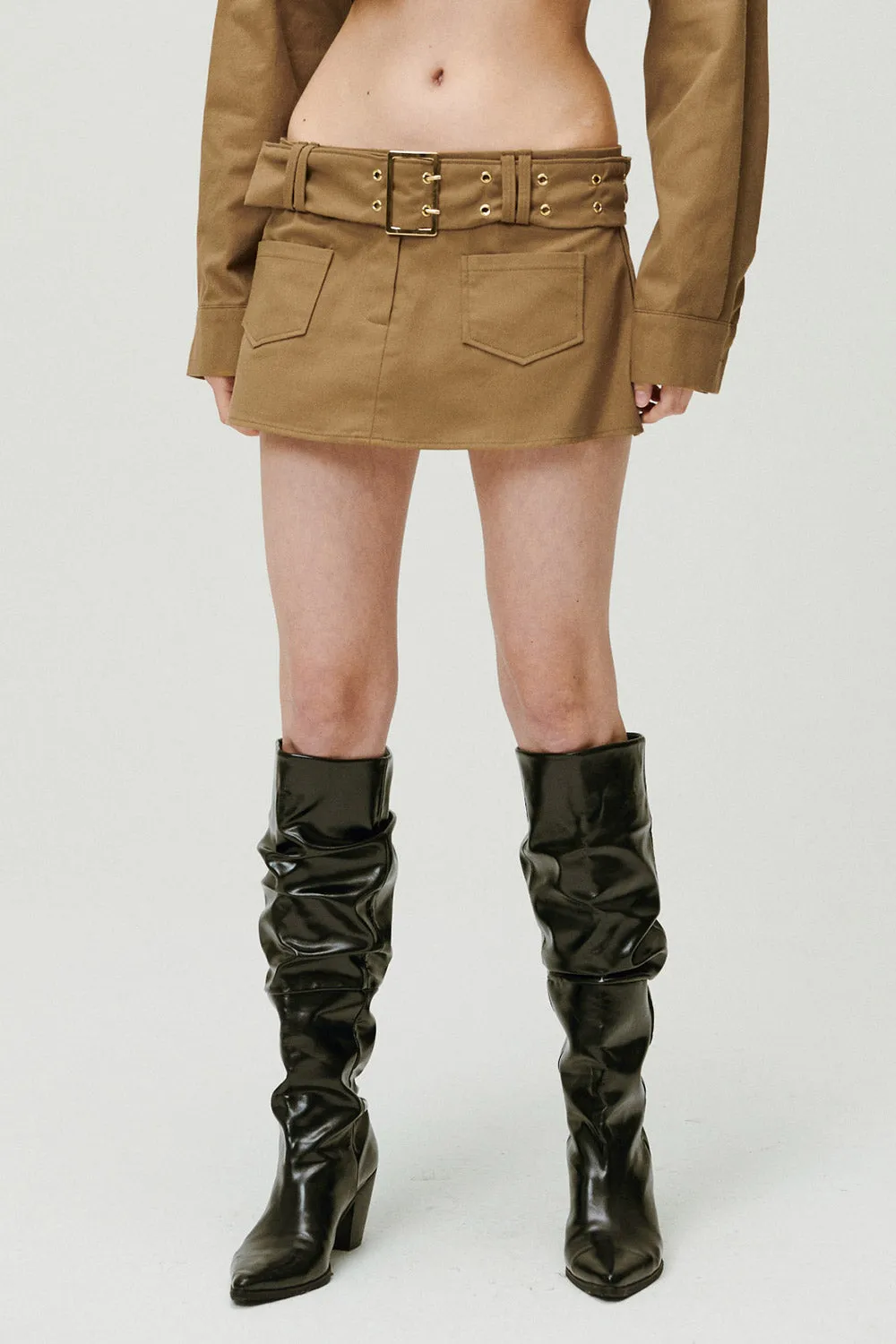 Tiffany Low-rise Skirt w/Belt