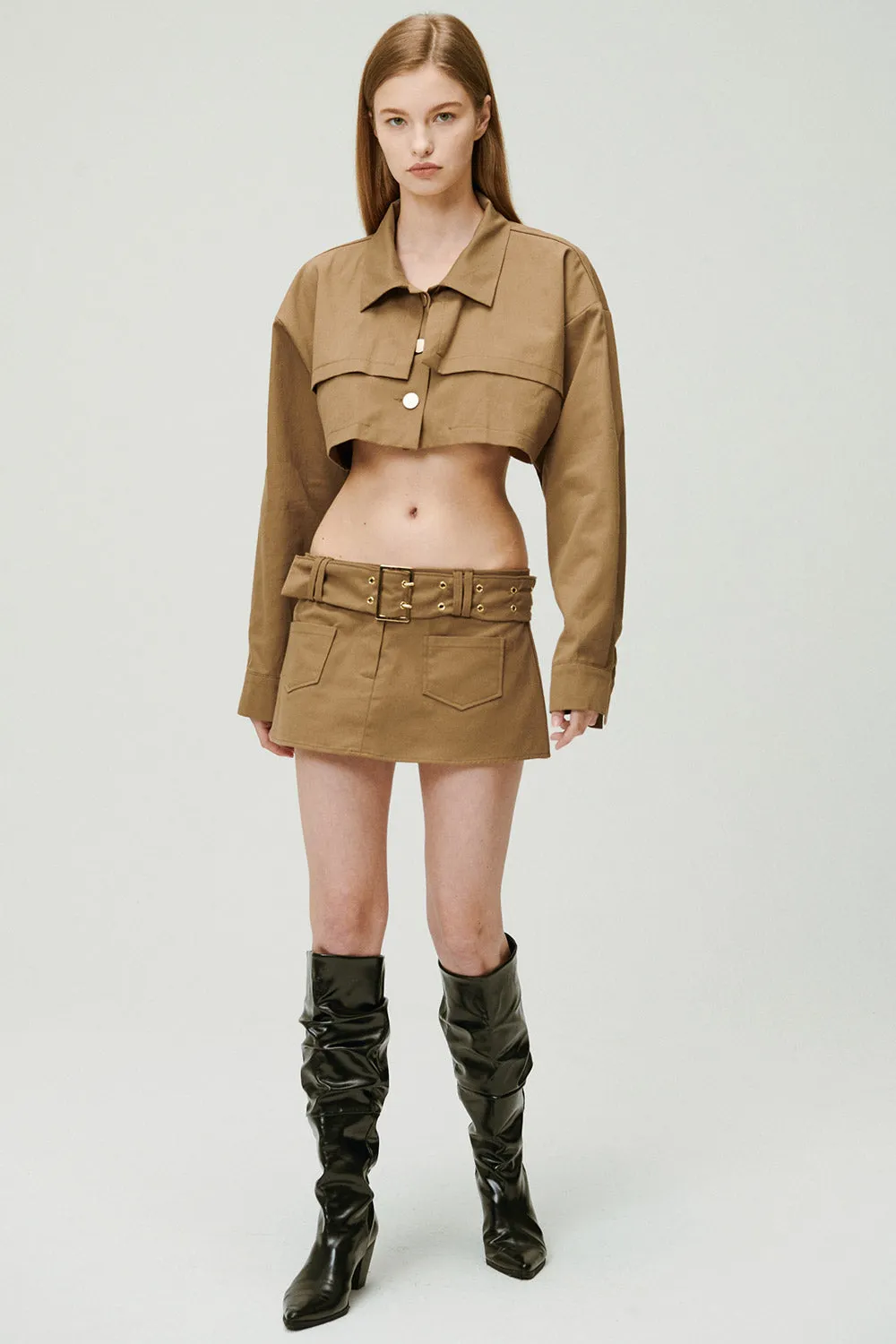 Tiffany Low-rise Skirt w/Belt