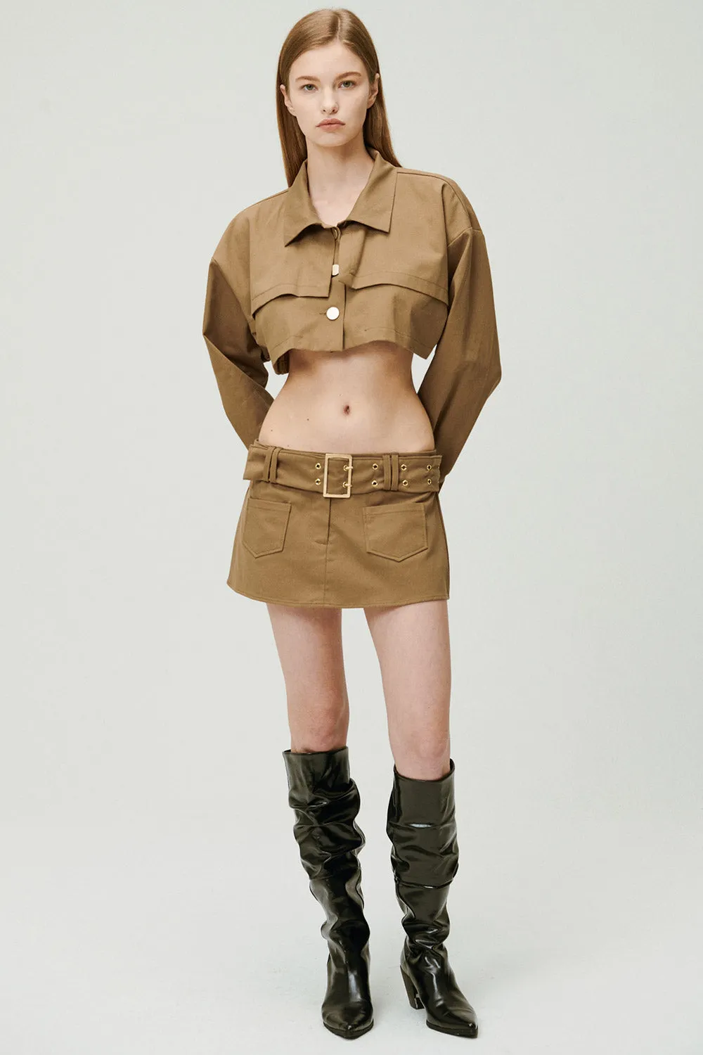 Tiffany Low-rise Skirt w/Belt