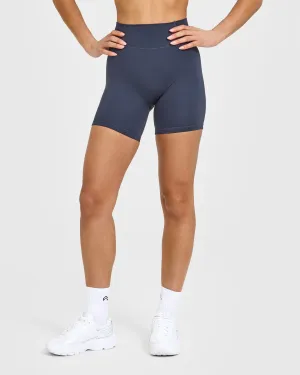Timeless High Waisted Shorts | True Blue