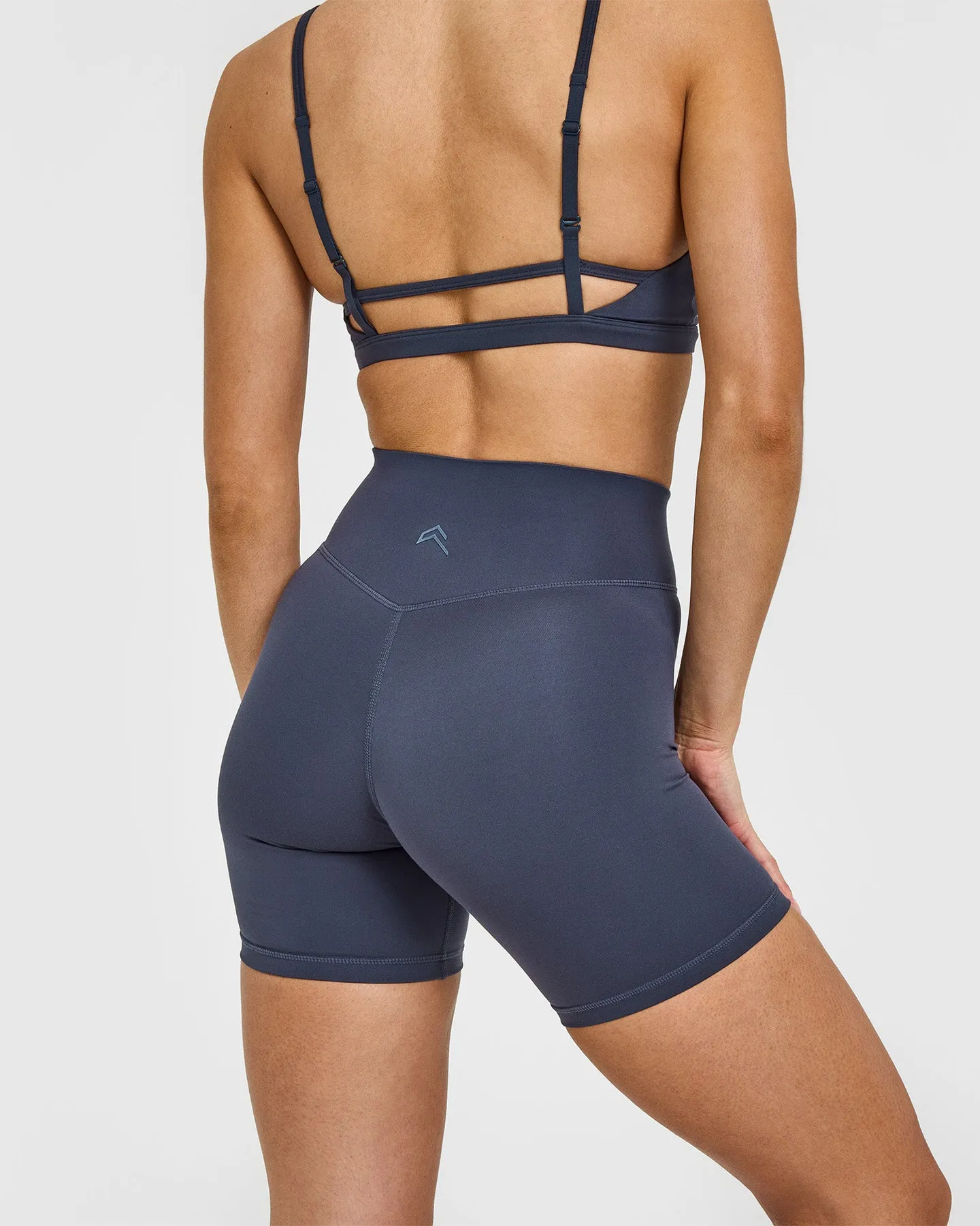 Timeless High Waisted Shorts | True Blue