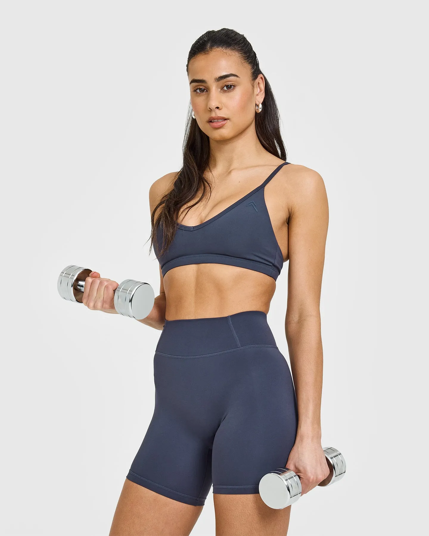 Timeless High Waisted Shorts | True Blue