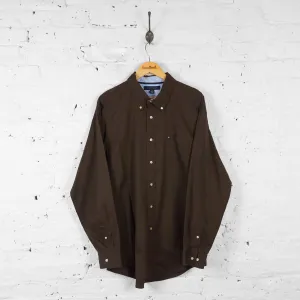 Tommy Hilfiger Oxford Shirt - Brown - XL