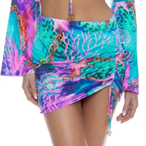 TREASURE - Scrunched Up Mini Skirt