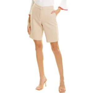 Trina Turk 'Antigua' High-Rise Bermuda Shorts, Beach Front Beige