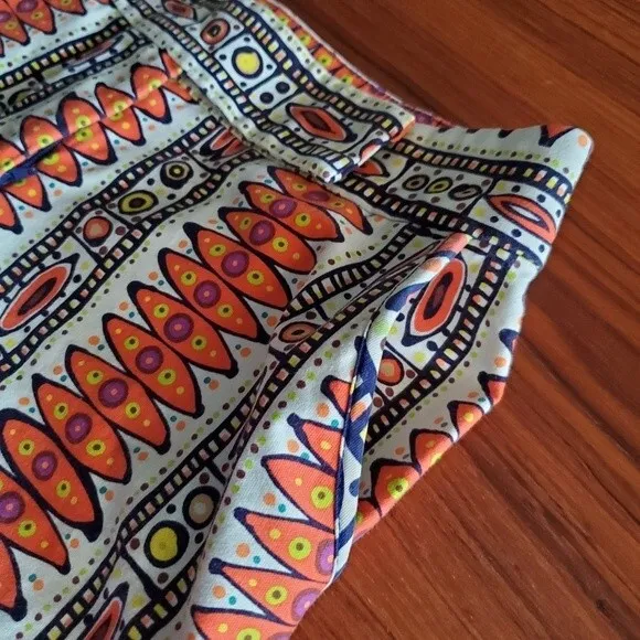 Trina Turk tropical tribal Bermuda shorts 4