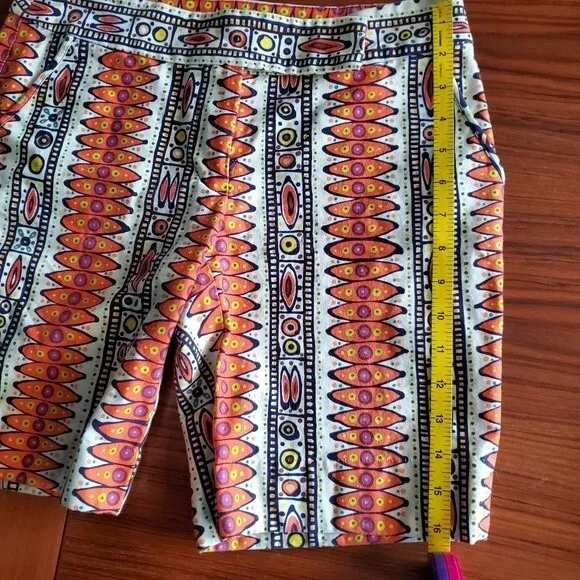 Trina Turk tropical tribal Bermuda shorts 4