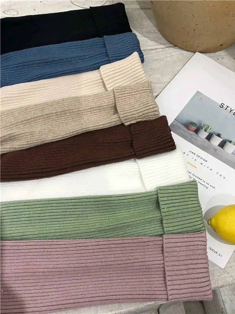 Turtleneck Sweater Women's 2024 Autumn Winter Tops