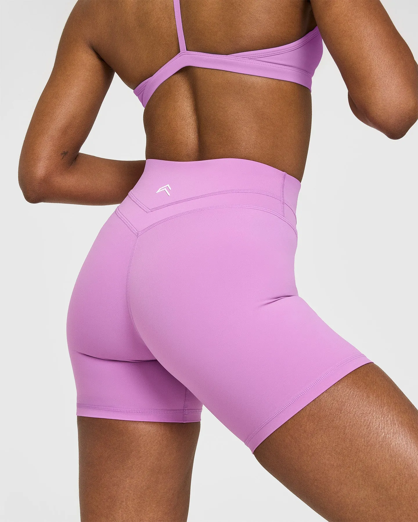 Unified High Waisted Shorts 6" | Orchid Purple