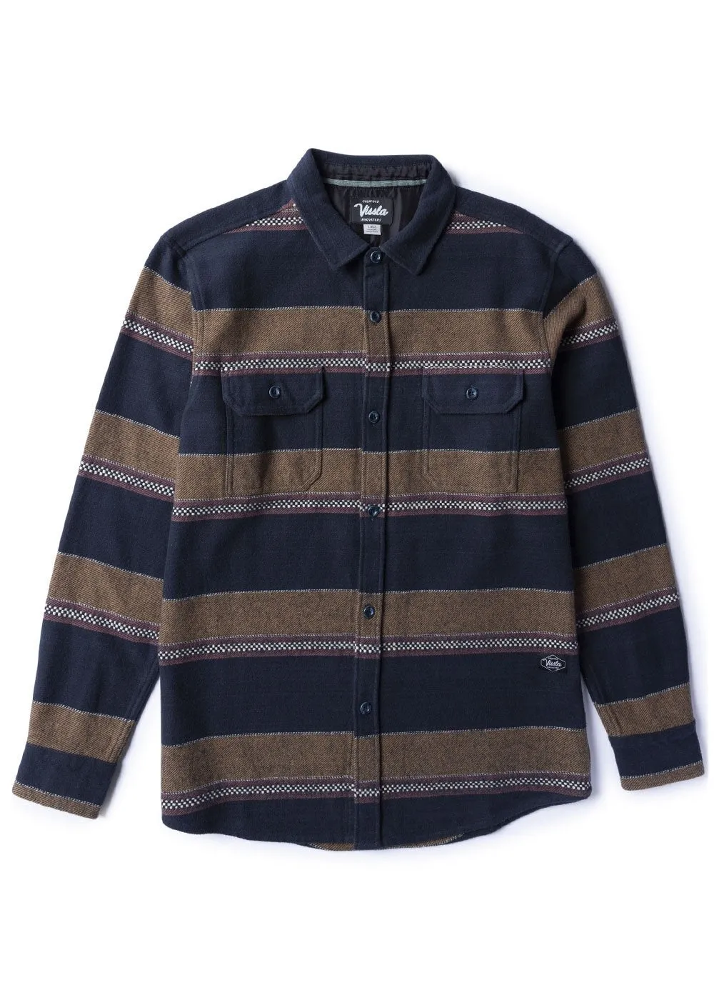 Vissla - Creators Innovators Eco Ls Flannel - Dark Naval