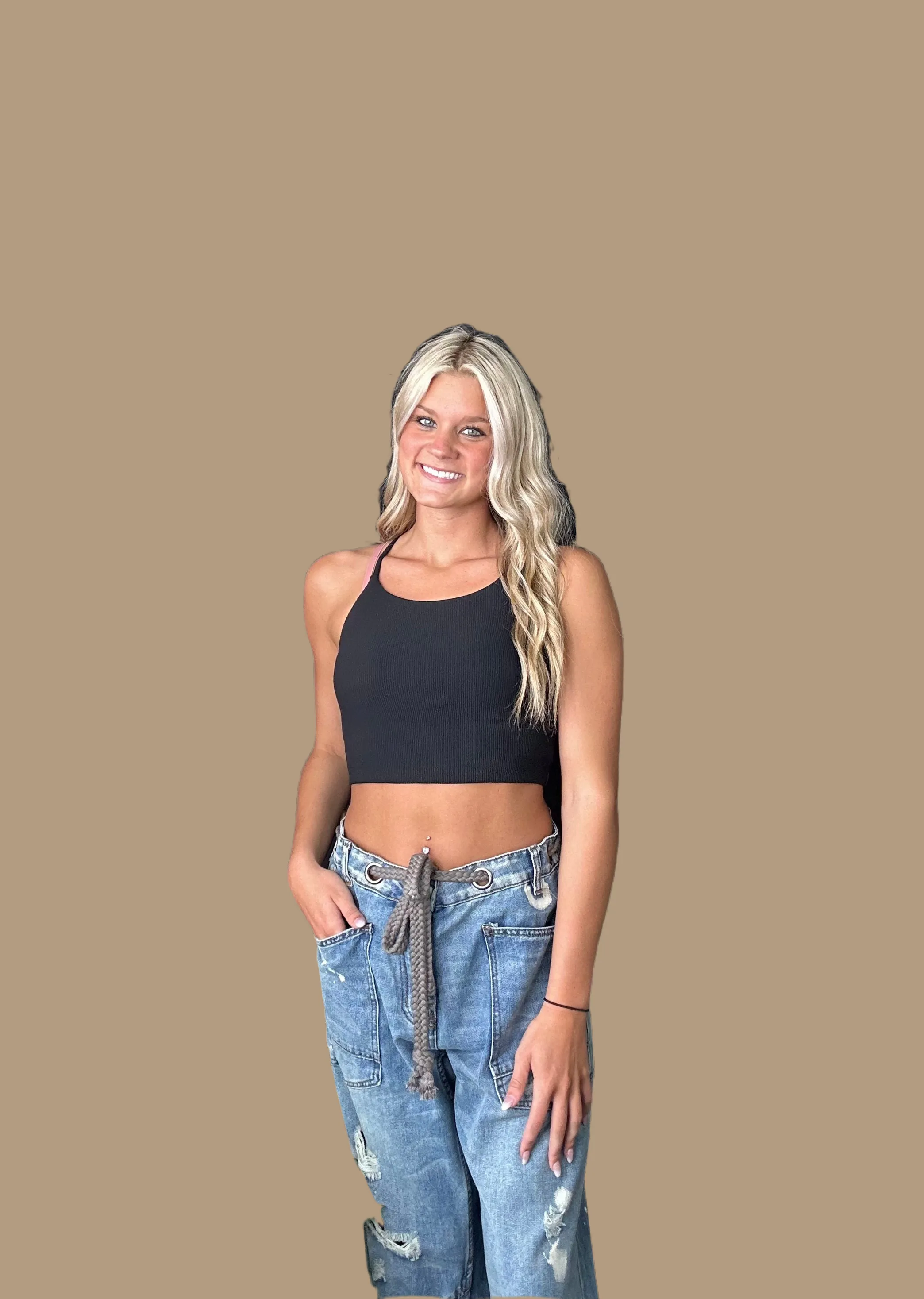 Washed Distressed Jeans