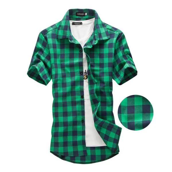 West Louis™ Red And Black Plaid Shirt
