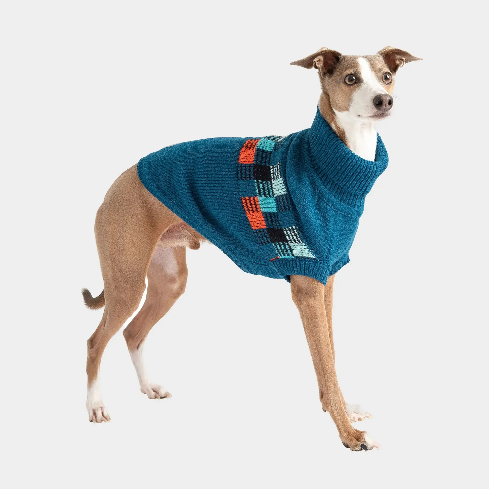Winter Sailor Dog Sweater | Dark Blue