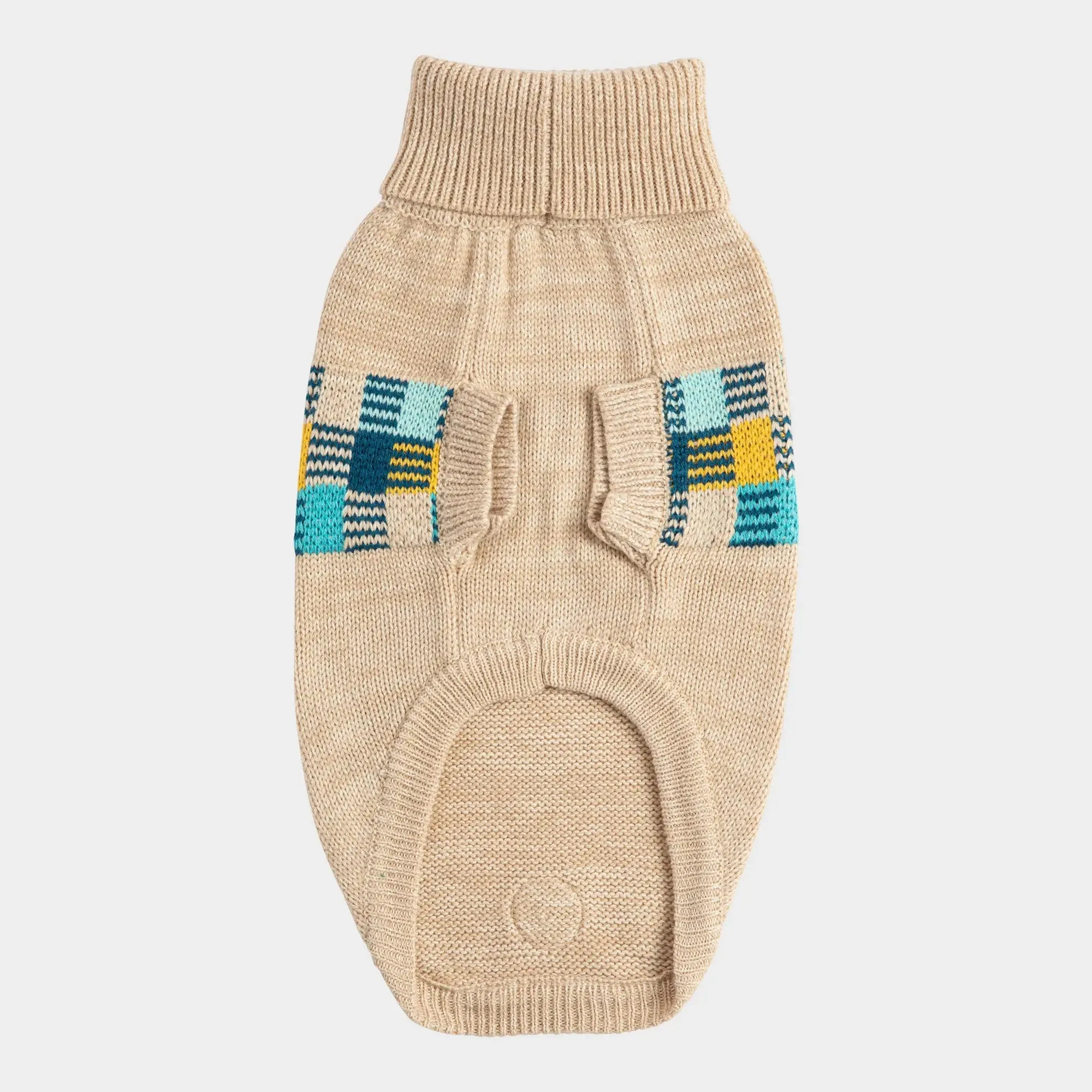 Winter Sailor Dog Sweater | Oatmeal Mix