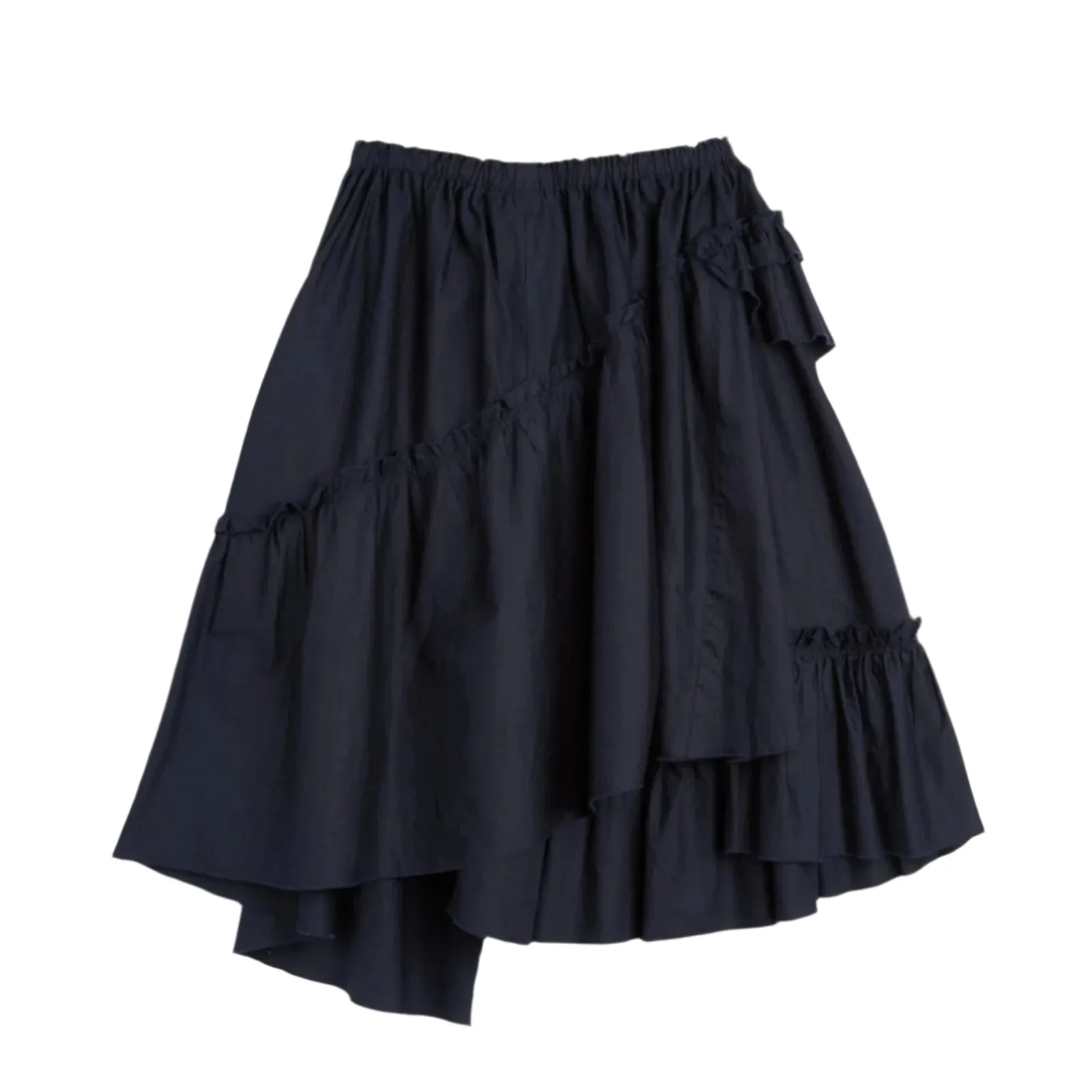 YMC Draped Skirt Navy