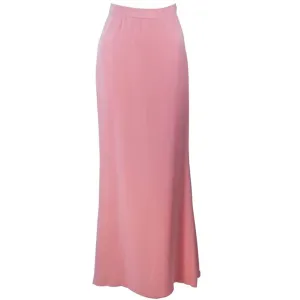 YVES SAINT LAURENT 1980s Pink Full Length Skirt Size 38