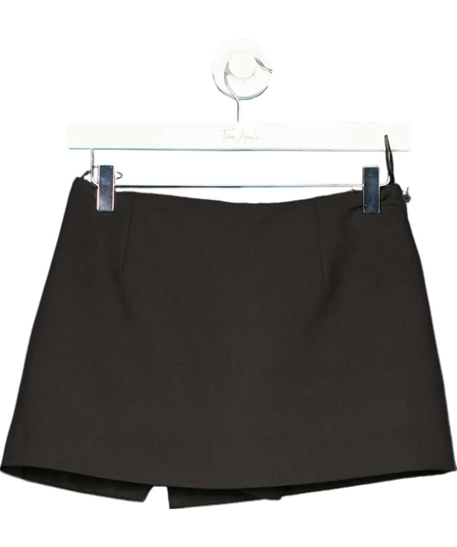 ZARA Black Mini Skirt / Skort UK XS